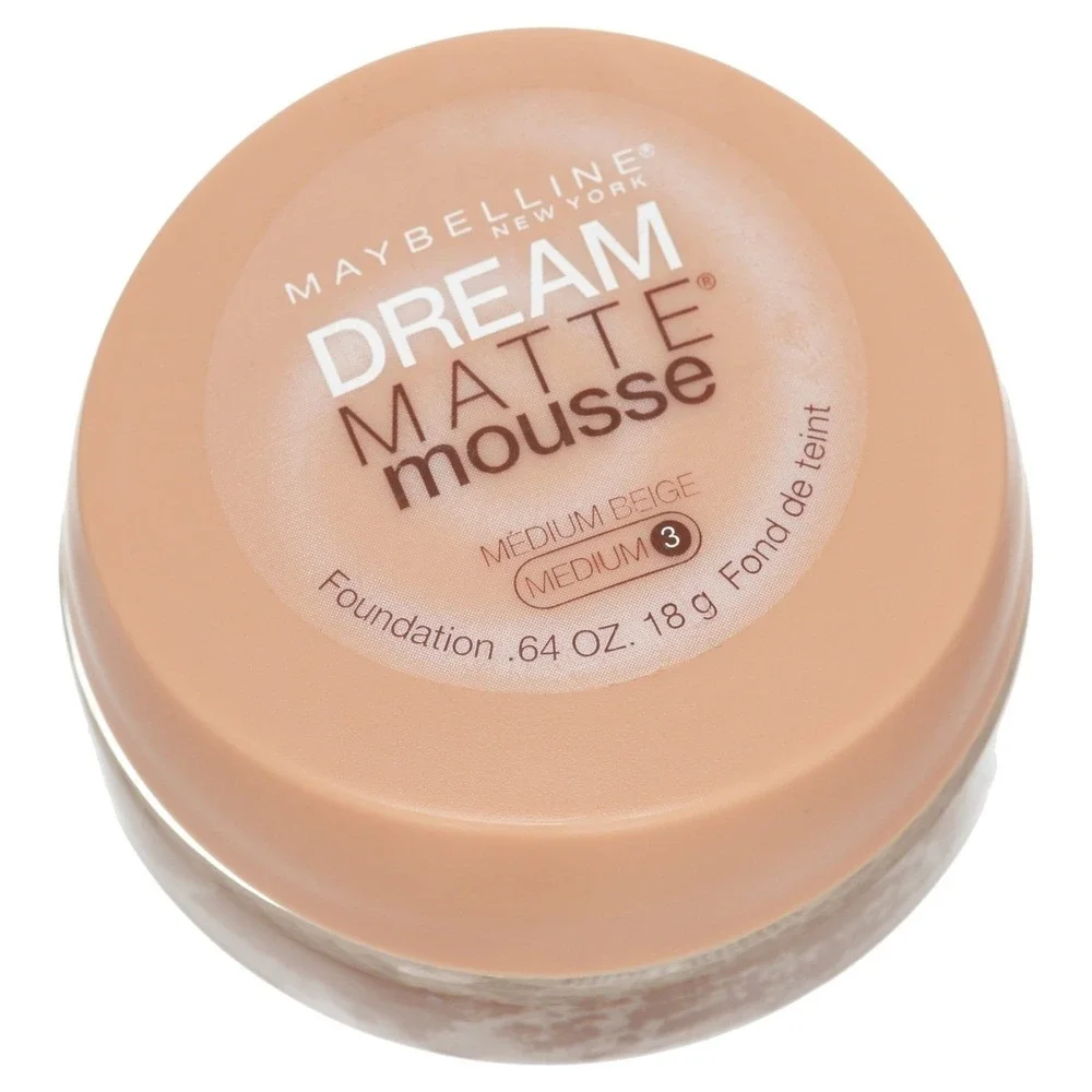 Maybelline Dream Matte Mousse Foundation Beige Medium 3 0.64oz NEW, SEALED